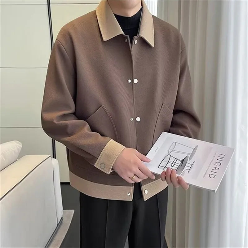 Autumn Men's Clothes Baseball Uniforms Men's Casual Coat Mens Clothing New in Jackets Man Anorak Coats Windbreaker Winter Male