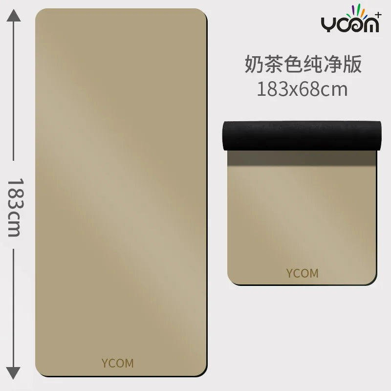 Cross-Border Anti-Slip Fitness Sports Mat Home Yoga Mat Made of Thickened 5mm Natural Rubber Silent Shock Absorption