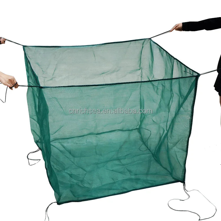 Aquaculture Fishing Nets Net Cage Fish Farming Tanks Fish Pond Cages Hapa Net for Fish Shrimp Breeding