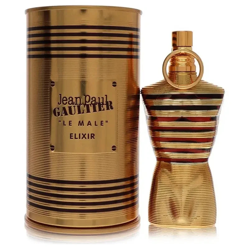 Jean Paul Gaultier Le Men's Elixir Perfume 4.2oz/125ml Full-Bodied Vanilla Lavender Perfume - Men's Luxury Perfume