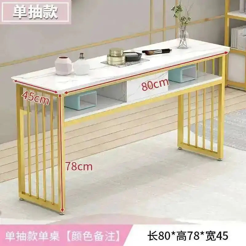 Nail Tables Ins Minimalist Furniture Nordic Salon Luxury Single Professional Manicure Table Beauty Salon Fashion Nail Table B