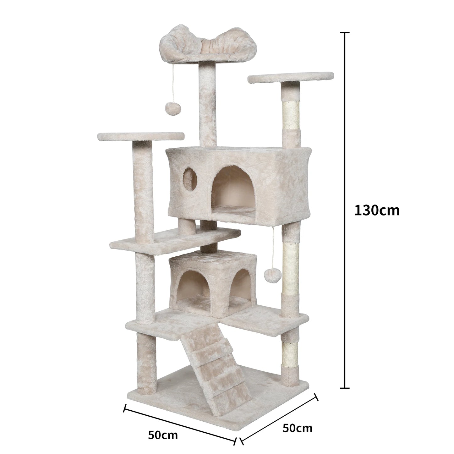 Passerscat Cat Tree House Cat Tower For Indoor Multi-Level Cats Condos With Scratching Posts Padded Top Perches Cat Pet Products