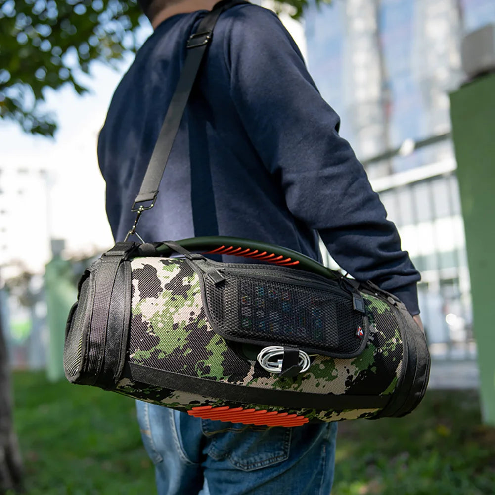 Oxford Cloth Bluetooth-compatible Speaker Bags with Shoulder Strap Speaker Cases Cover Breathable Accessories for JBL Boombox 3