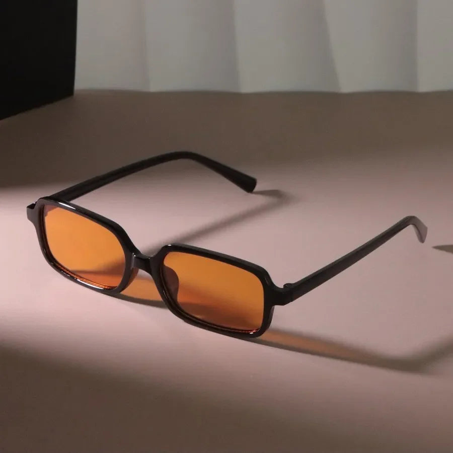 Stylish Square Sunglasses Women Men Trendy Brand Mirror Lens Sun Glasses Female Male Retro Colors Oculos De Sol