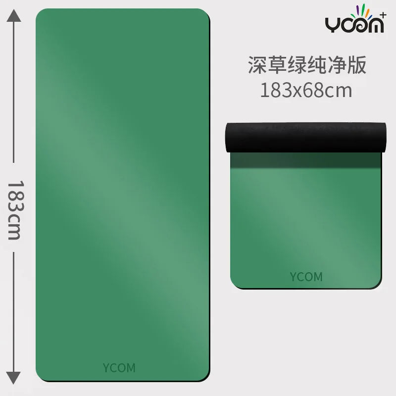 Cross-Border Anti-Slip Fitness Sports Mat Home Yoga Mat Made of Thickened 5mm Natural Rubber Silent Shock Absorption