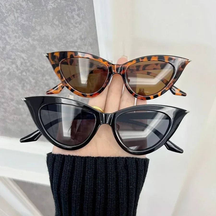 Retro Cat Eye Designer Sunglasses Women Men Black Frame Vintage Sun Glasses Female Male Brand Fashion Oculos De Sol
