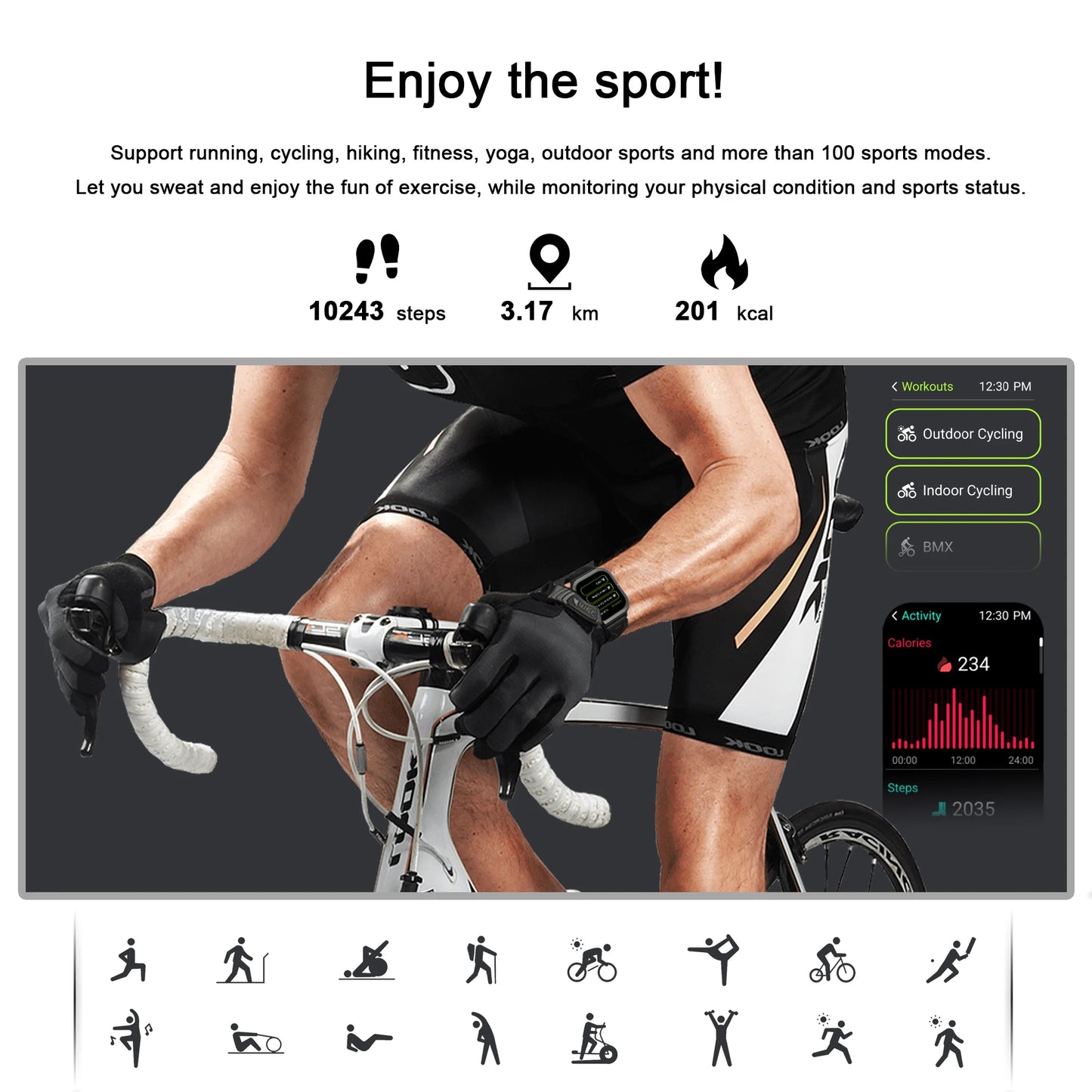 Blackview W30 Smart Watch 1.91 inch Display Waterproof Smartwatch Bluetooth Calling Fitness Tracking Woman Man Watches for Gifts