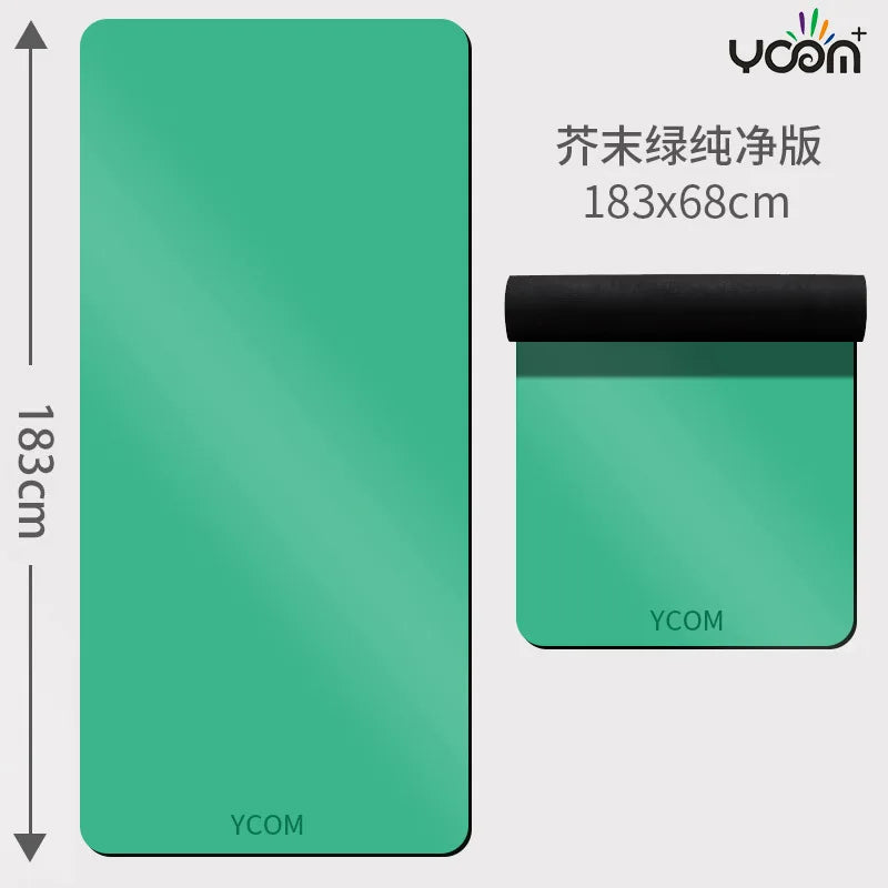 Cross-Border Anti-Slip Fitness Sports Mat Home Yoga Mat Made of Thickened 5mm Natural Rubber Silent Shock Absorption