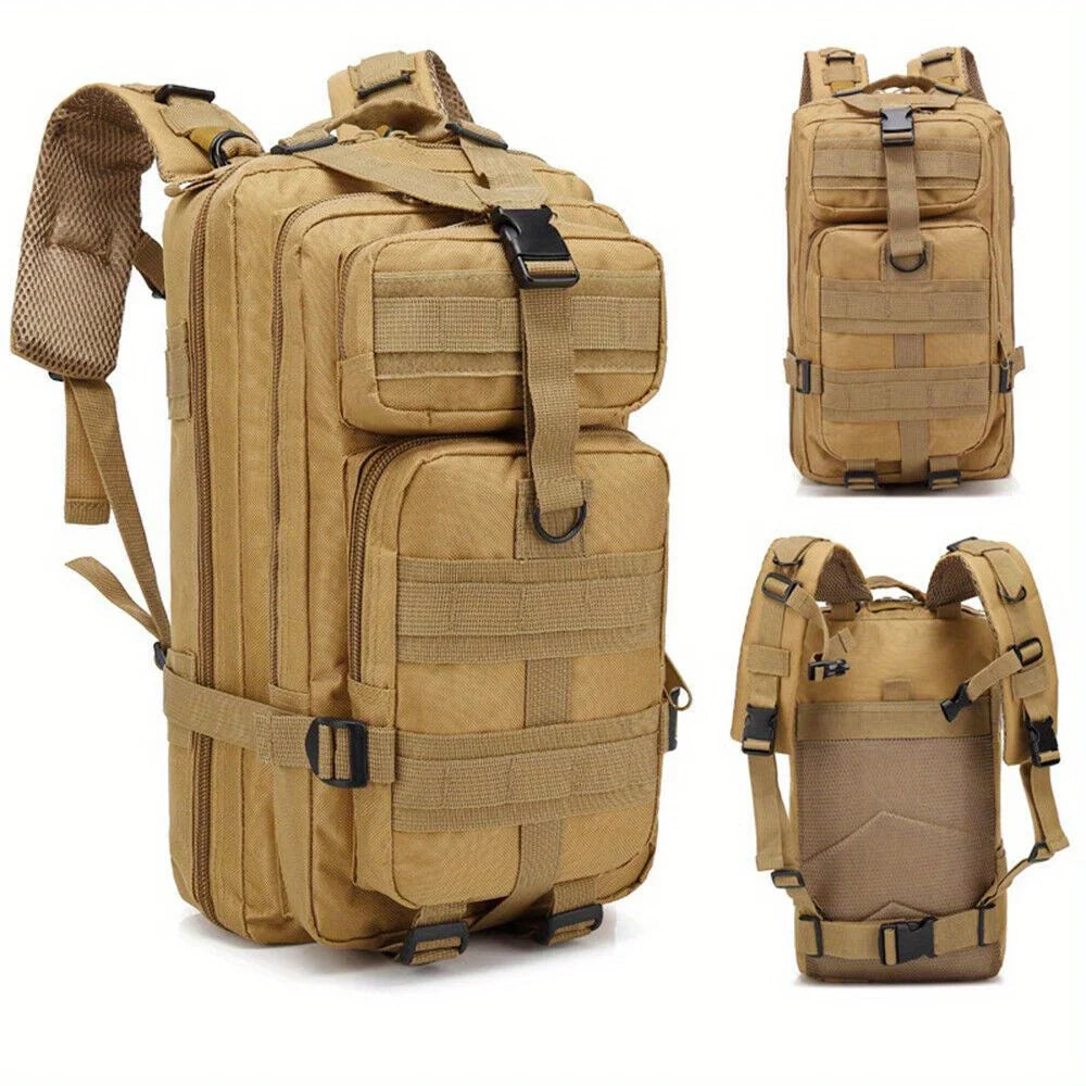 30L outdoor Molle backpack canvas backpack camping hiking bag