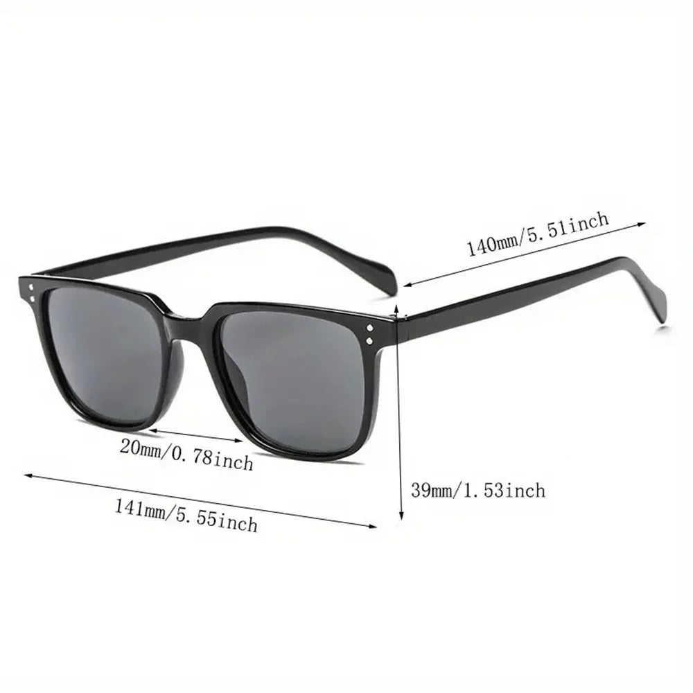 Fashion Square Frame Sunglasses For Women Men Classic Vintage Leopard Driving Sun Glasses Beach UV Protection Eyeglasses Outdoor