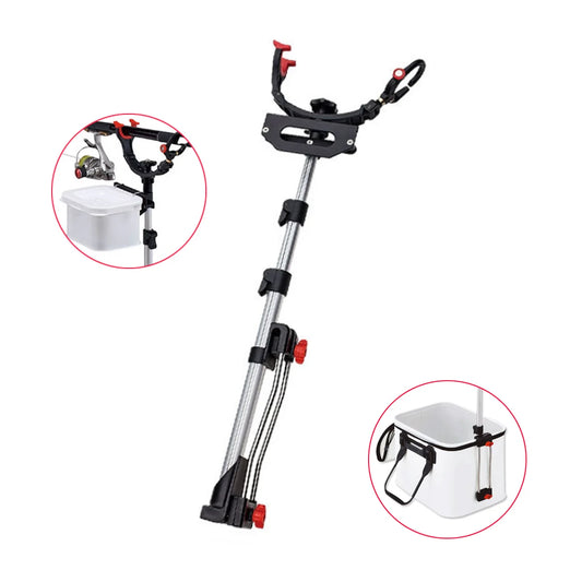 Aluminum alloy Thickened Telescopic Fishing Rod Bracket Fishing Rod Fishing Support Rod Bracket Fishing Rod Holder Fishing Tool