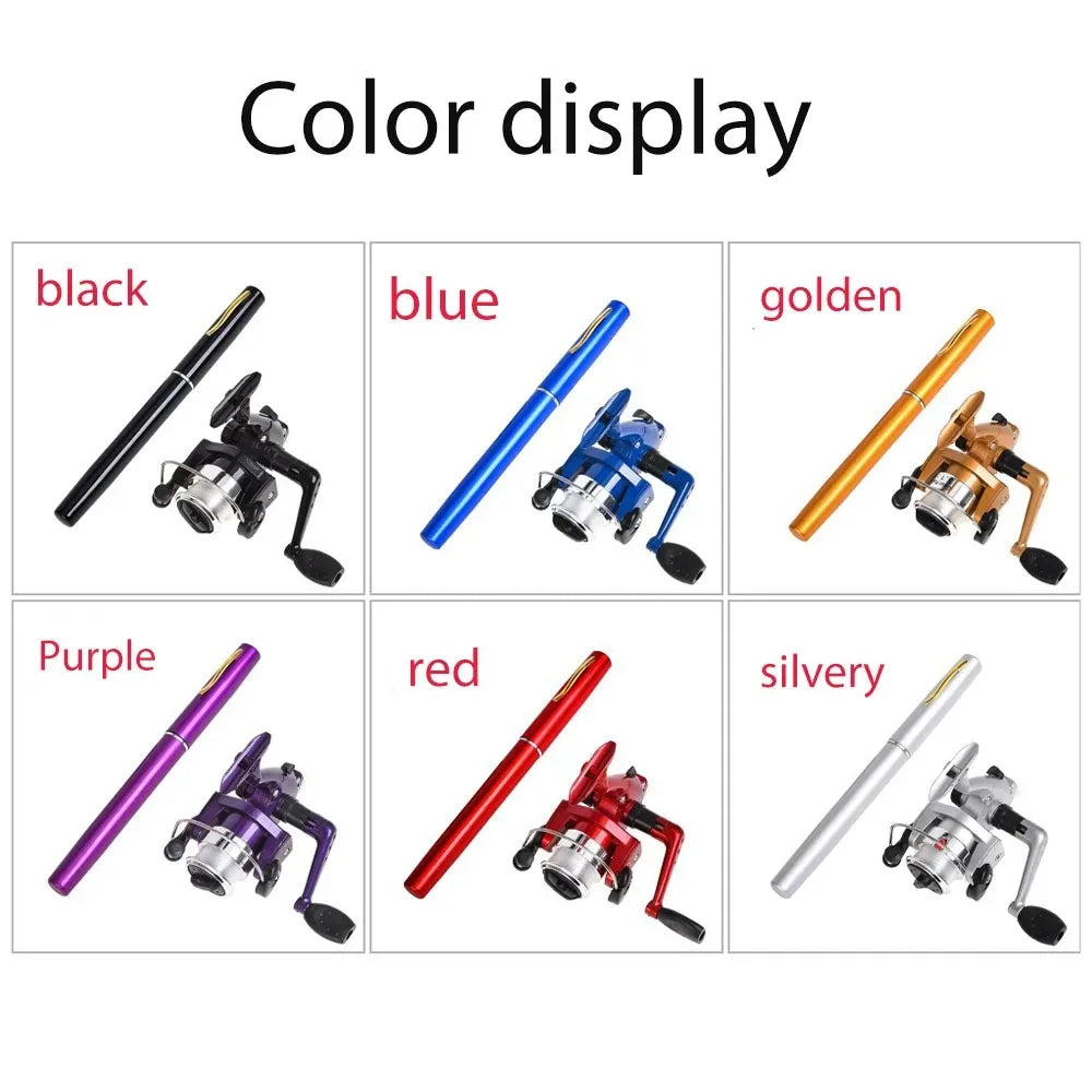 Fish Rod Goods Tackle Reel Telescopic Pole Rods for Fishing Accessories Tools Accessaries Poles Material Things Articles Sports