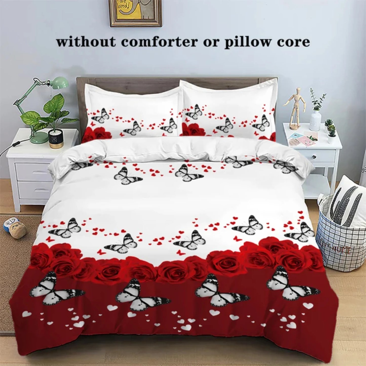 Trendy Western Tribal Style Bead Printed Bedding Set for Single and Double Beds - 3pcs Duvet Cover Perfect for Bedrooms, Hotels,