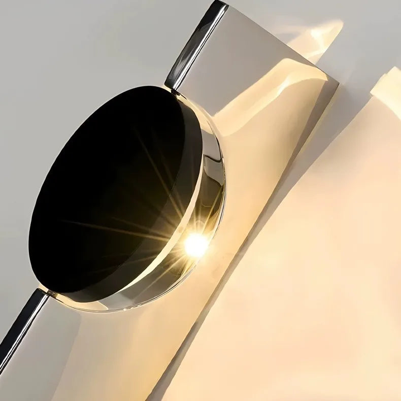 Italy Wall Lamp Bedroom Angel Eyes Revolving Living Room Background Stainless Steel Wall Staircase Lamp Bedside Atmosphere Light