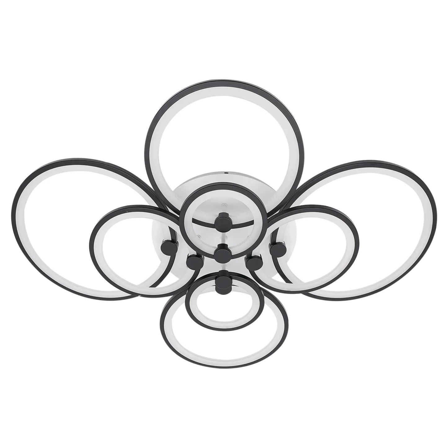 Modern Ceiling Light 8Heads Dimmable Chandelier LED Pendant Lamp Fixture +Remote