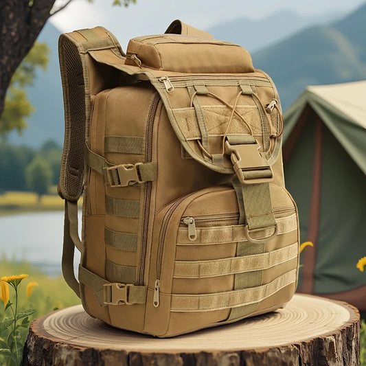 35L Large Capacity Men's Tactical Backpack Outdoor Camping Hunting Hiking Trekking Survival Bag Multifunctional Backpacks