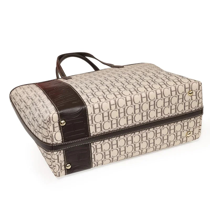 CH Business Duty Simple Ladies Handbag 2025 New Classic Design Trendy Design Vintage Hundred Handbags Women's Bucket Bag