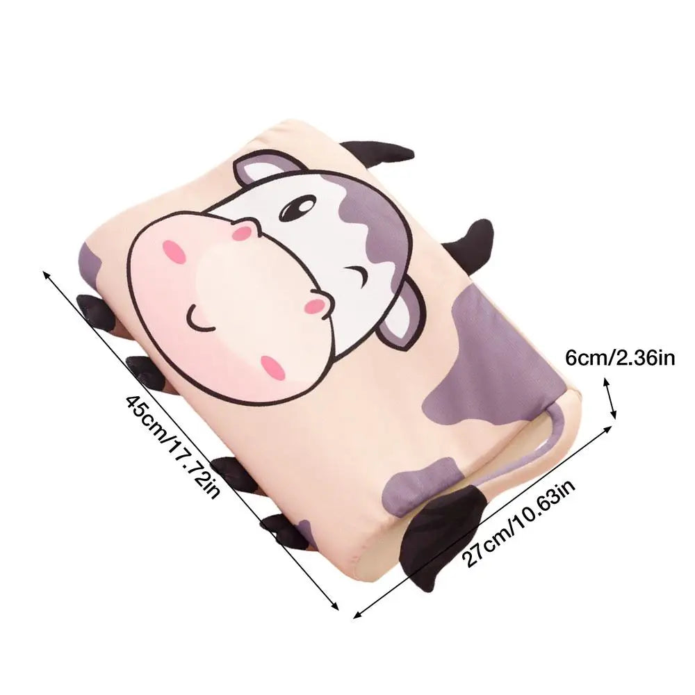 Kids Pillow for Sleeping Ergonomic Memory Foam Bed Pillow Breathable Nap Time Pillows Skin-Friendly Calming Cushion Pillow