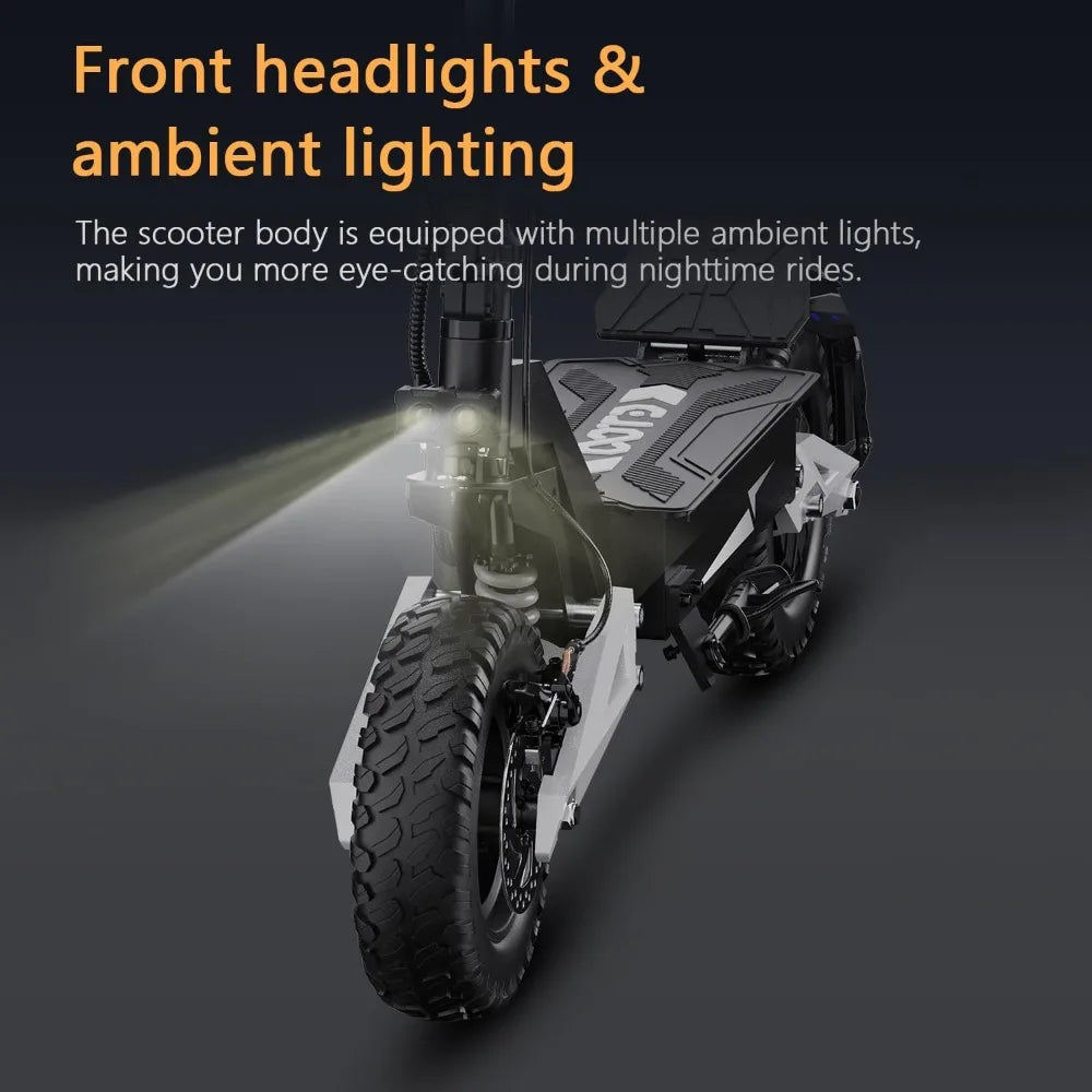 T10 Adult Foldable Electric Scooter – Powerful 900W Motor & Reliable UL2272 Certified with 11-Inch All-Terrain Tires