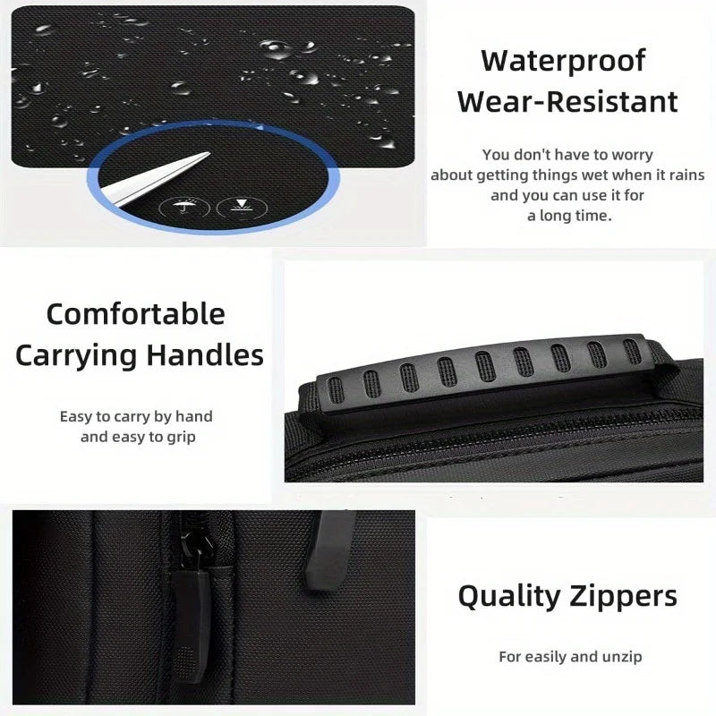 Messenger Sling Bags for Men Casual Oxford Small Zipper Crossbody Pouch Simple Mini Crossbody Phone Bag Male Side Shoulder Bag