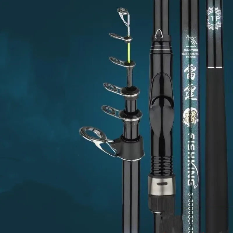 2.4M -5.4M Soft Tail Rock Fishing Rod Carbon Fishing Rod Carp Fishing Rod Feeder Telescopic Rock Fishing Rod