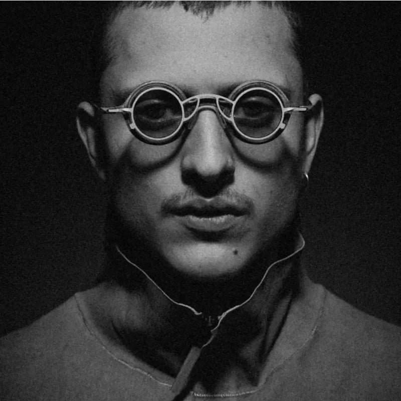 French Designer Brand Retro Round sunglasses Handmade Titanium Eyeglass Frames Men Women Eyewear With Clip Myopia Glasses Frame