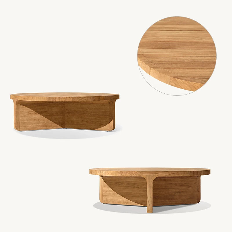 Teak Garden Set Outdoor Furniture Villa Wooden Teak Sofa Set Private Garden Sofa Hotel Outdoor Patio Teak Sofa