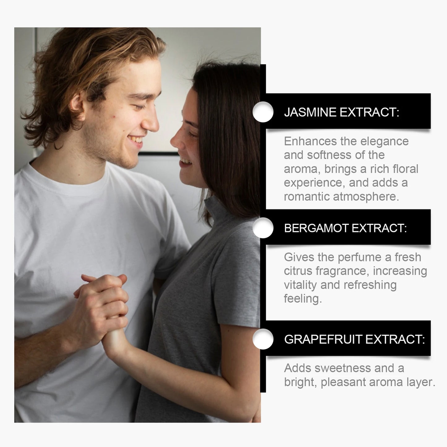 Roxelis Refreshing Bergamot Perfume Natural Fragrance Portable Bergamot Elegant Fresh Fragrance Perfume Spray