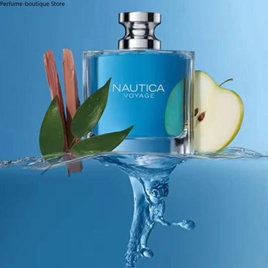 3.4OZ/100 ML NAUTICA VOYAGE For Men By NAUTICA. Eau De Toilette Spray High Quality Brand Perfume Holiday Gifts