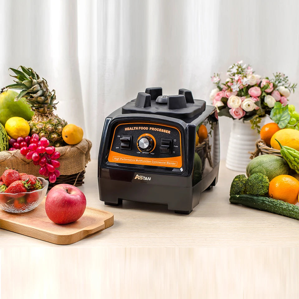 A7400 Professional Blenders For Kitchen, 2800W, 3.9L Commercial Portable Blenders For Shakes And Smoothies, Easy To Clean Black