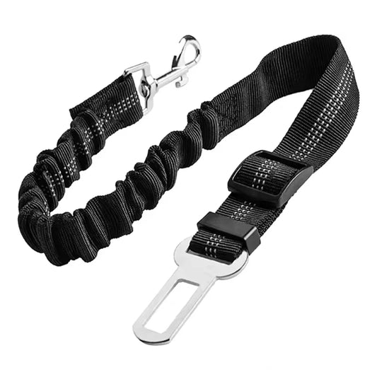 High Grade Dog Car Safety Belt Dog Safety Belt with Damping Belt and Reflective Line Adjustable Length Suitable Any Dog
