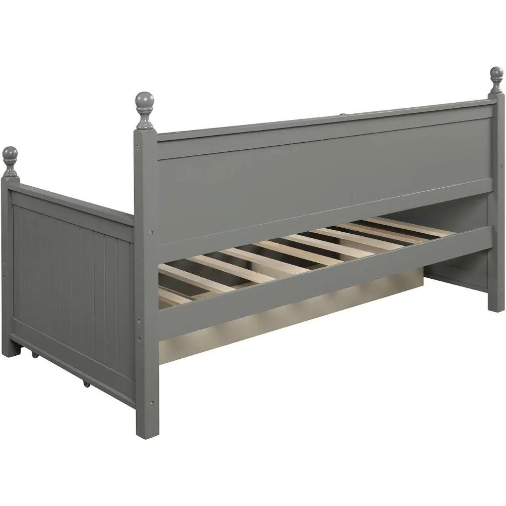 Upholstered Daybed with Drawers, Modern Twin Sofa Bed Daybed Frame for Bedroom Living Room Guest Room,