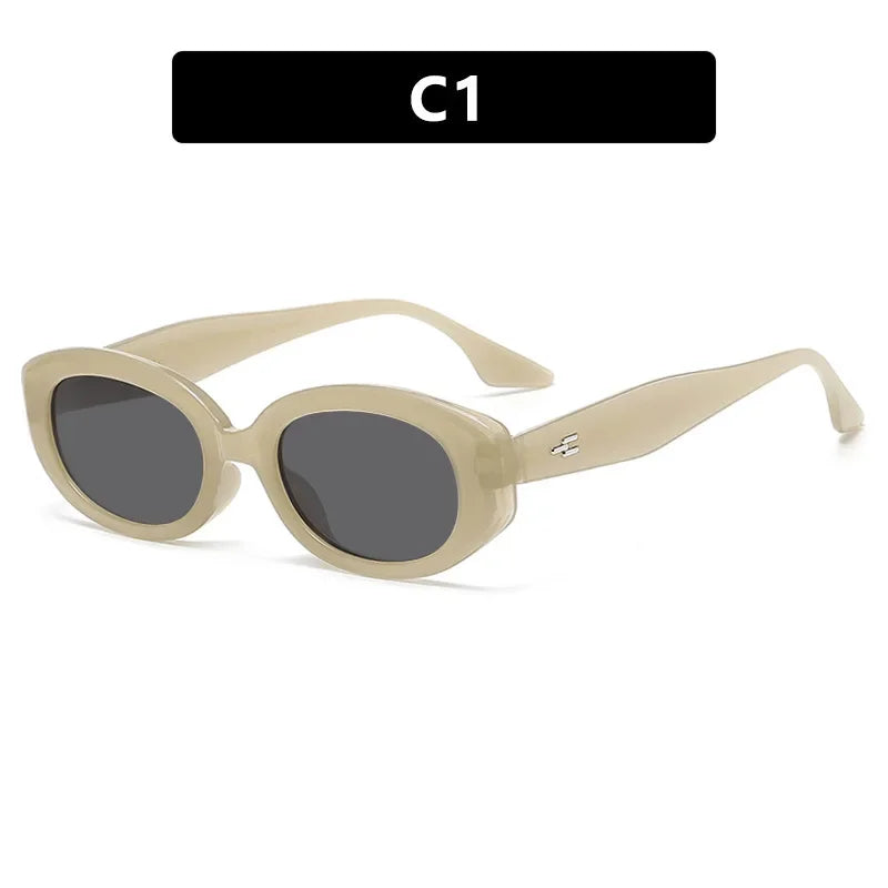 Vintage Cat Eye Sunglasses Woman Retro Shades Black Sun Glasses Female Fashion Small Frame Mirror Square Oculos De Sol