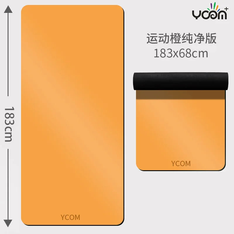 Cross-Border Anti-Slip Fitness Sports Mat Home Yoga Mat Made of Thickened 5mm Natural Rubber Silent Shock Absorption