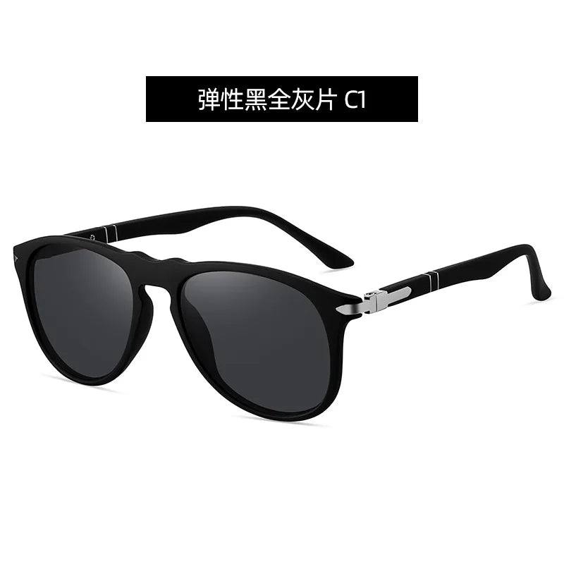 Feishini TR90 Frames Trend Retro Sunglasses Men Polarized Brand Designer Driver Safety Outdoor Eyewear Man Shades UV Protection