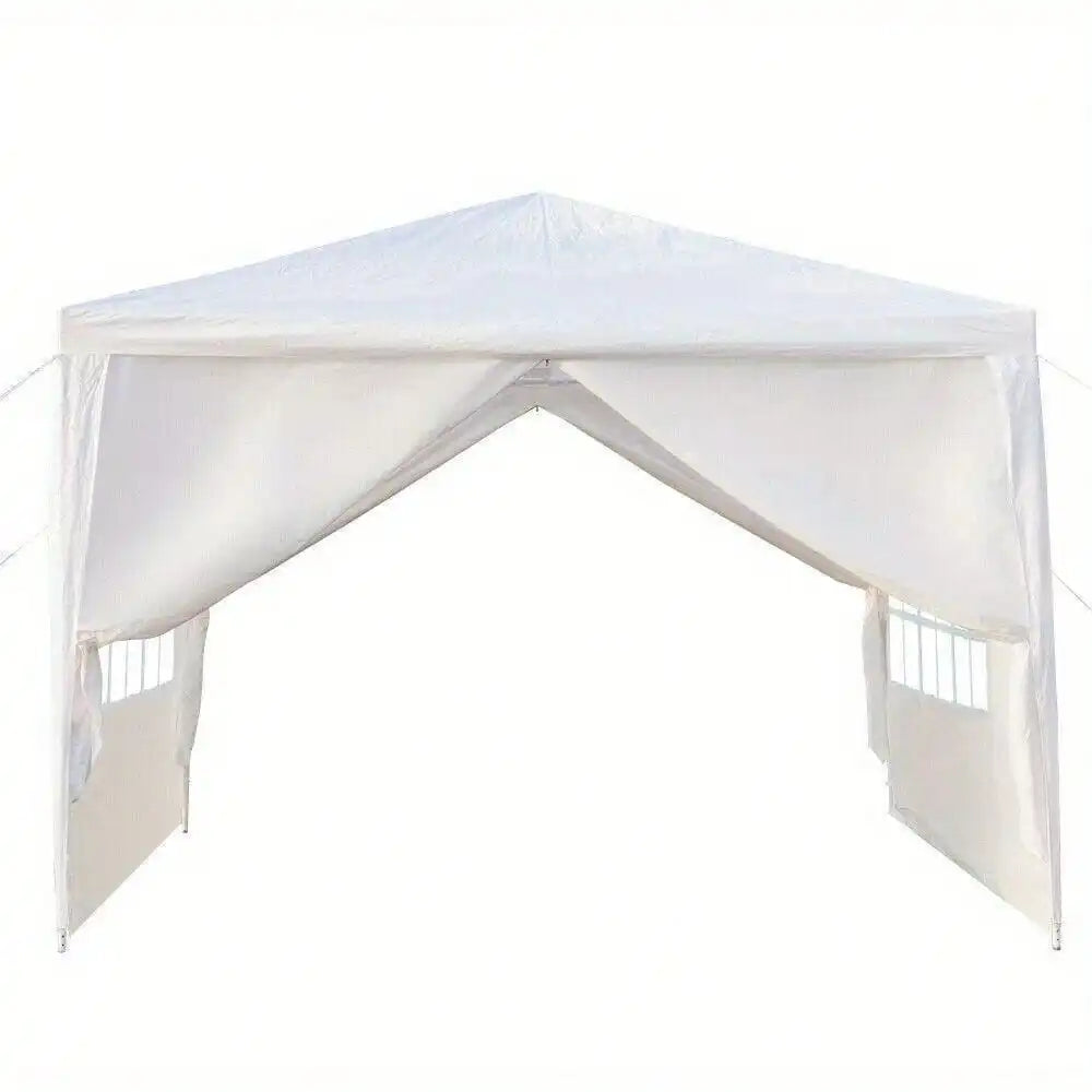 10'x10' Party Canopy Tent Outdoor Gazebo Wedding Canopy 4 Removable Walls