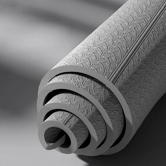 【ODA7】1PC Foldable Yoga Mat Eco Friendly Tpe Folding Travel Fitness Exercise Double Sided Non-Slip For Pilates & Floor Workouts