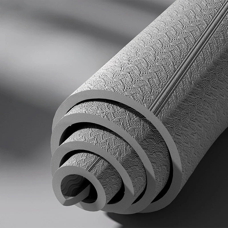 【ODA7】1PC Foldable Yoga Mat Eco Friendly Tpe Folding Travel Fitness Exercise Double Sided Non-Slip For Pilates & Floor Workouts