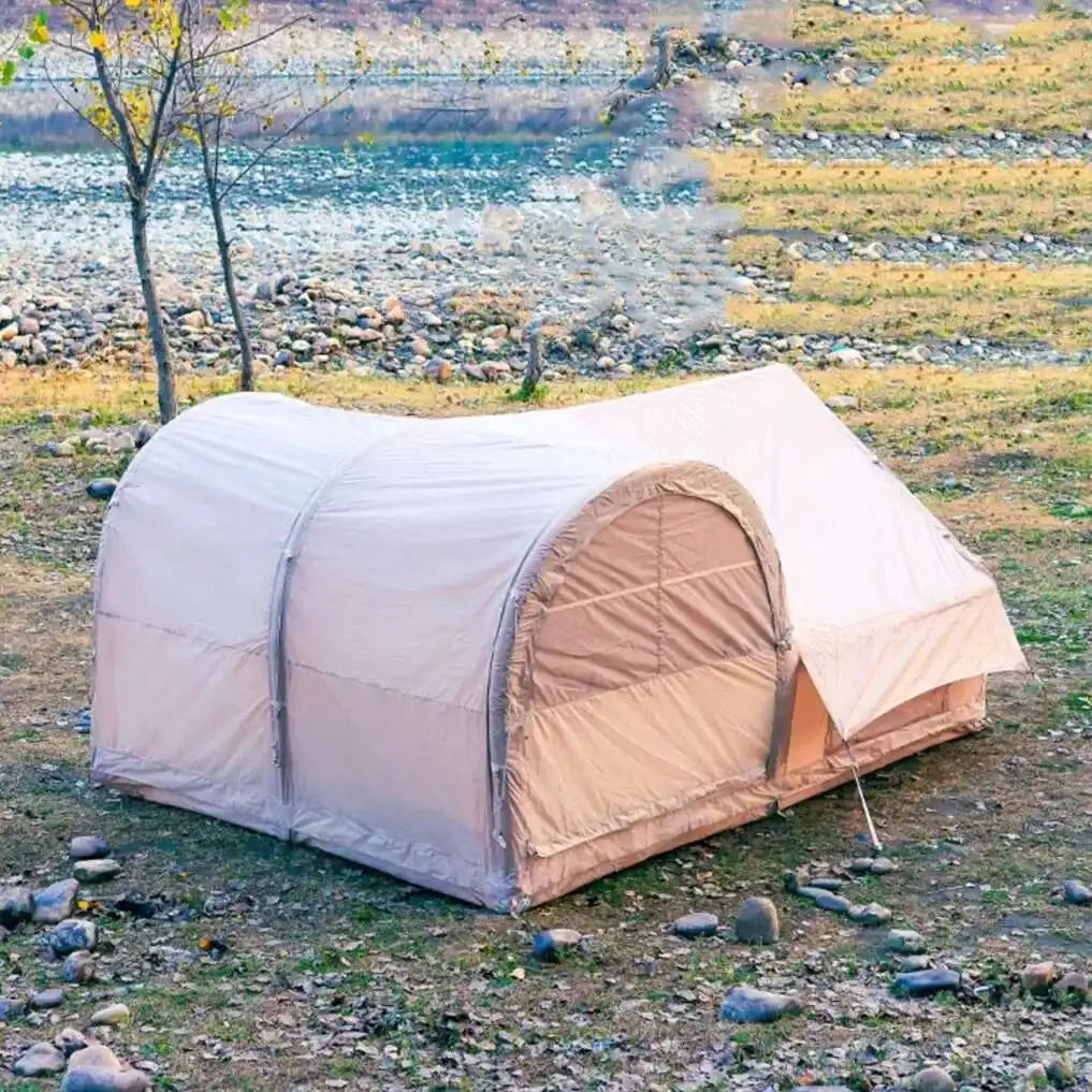 Custom Intergrated Winter Iatable Cabin Tent With 8-12 Person