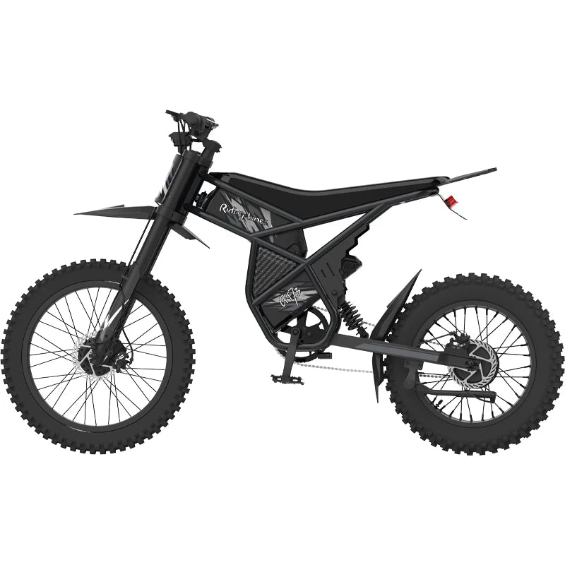 GT73 Dirt Ebike High Speed Fat Tire Off Road Electric Mountain Bike 2000w Motor Bicycle Adult