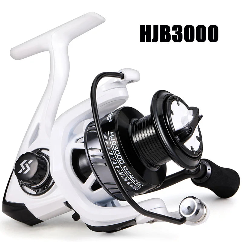 Sougayilang 2000 3000 Spinning Fishing Reels 5.2:1 High Speed Ratio Max Drag 8kg EVA Handle Fishing Reels with Mysterious Gifts
