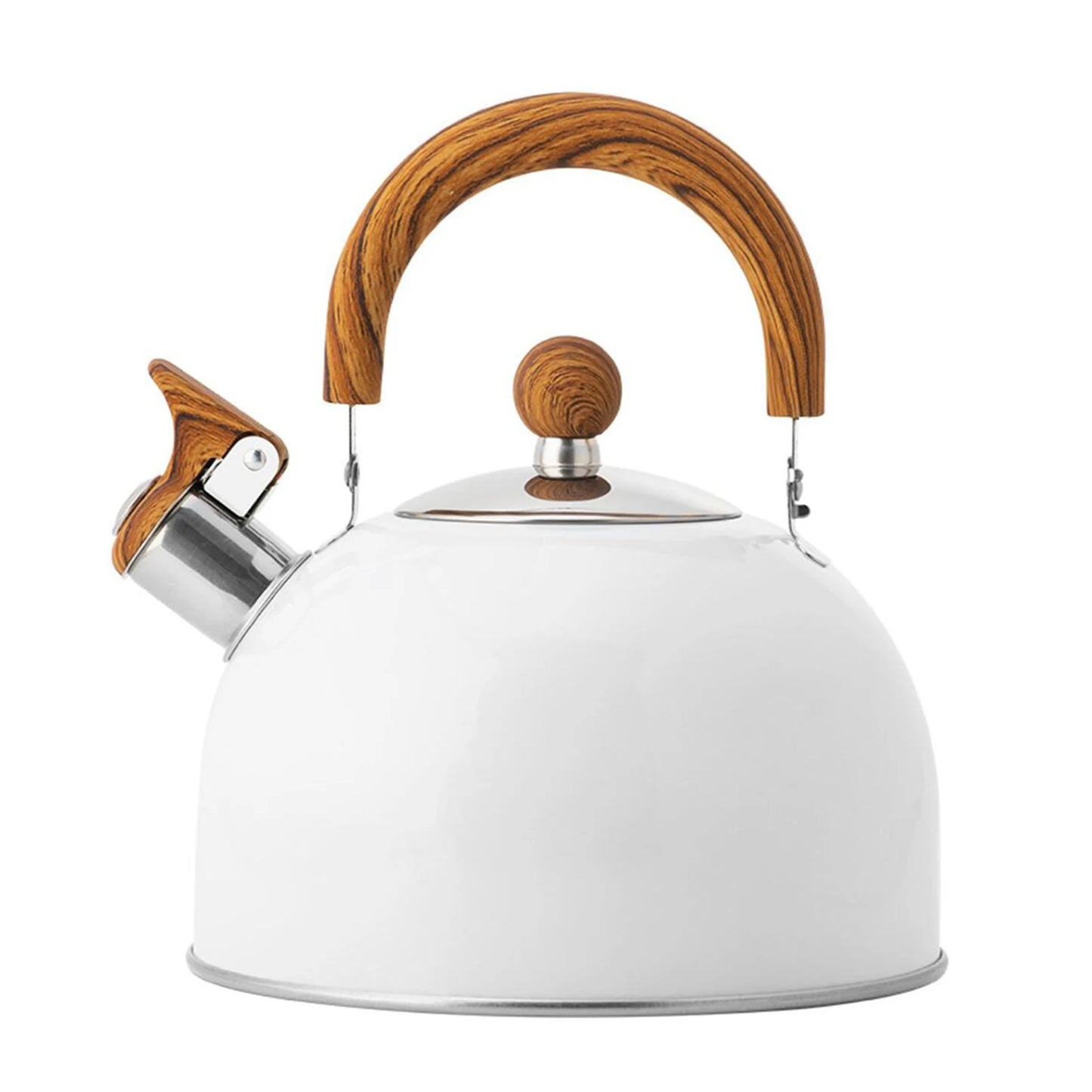 Whistling Tea Kettle For Stove Top Modern Stainless Steel Whistling Teapot 2.5 Liter Whistling Tea Kettle For Making Coffee Milk