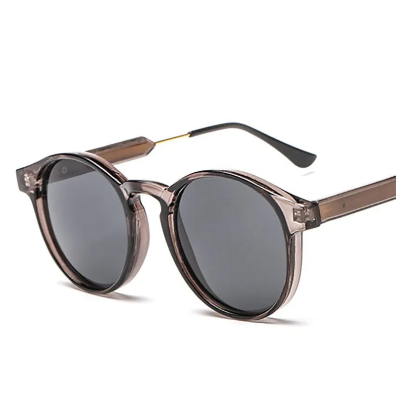 Sunglasses Retro Round Female Male Brand Design Transparent Female Sunglasses Men And Women Sunglasses Uv400 2023