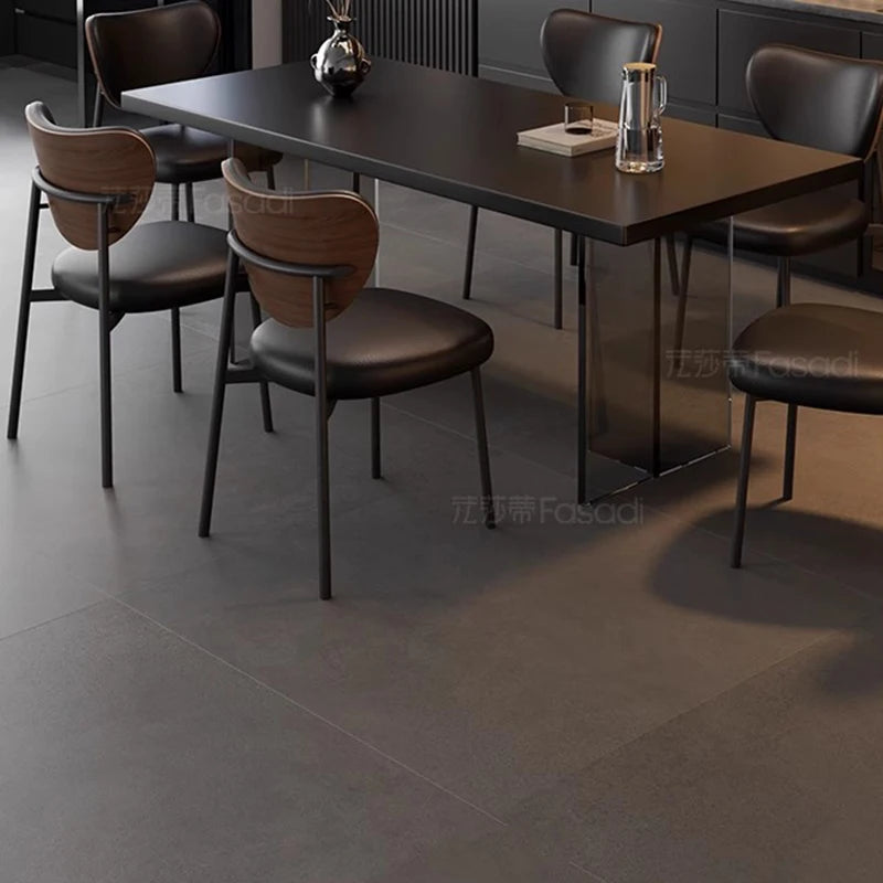 Modern Simple Dining Tables Vintage Luxury Camping Living Dining Tables Nordic Black Conjuntos De Sala De Jantar Furniture