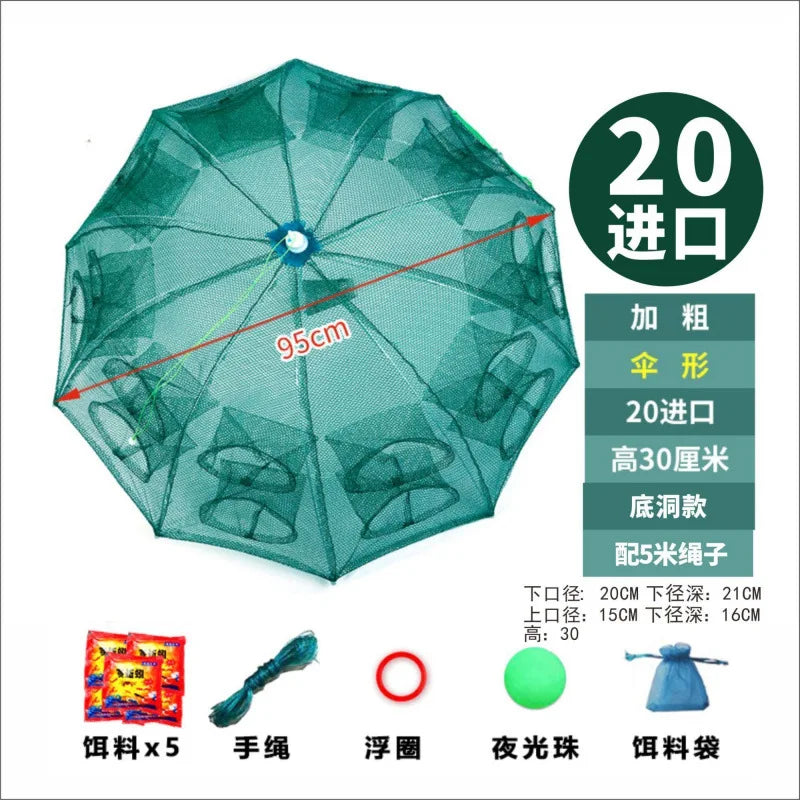 Shrimp cage fish net umbrella net fish shrimp  crab  yellow eel cage fishing loach cage yellow