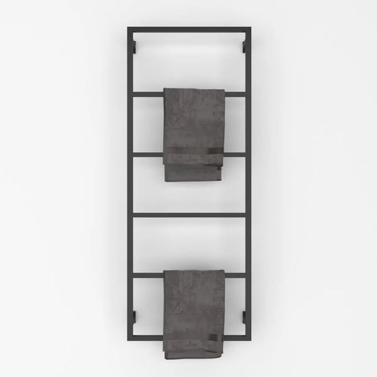 Stylish Wall-Mounted 6-Tier Towel Rack - Rustproof and Compact for Efficient Drying, Ideal for Contemporary Farmhouse Decor