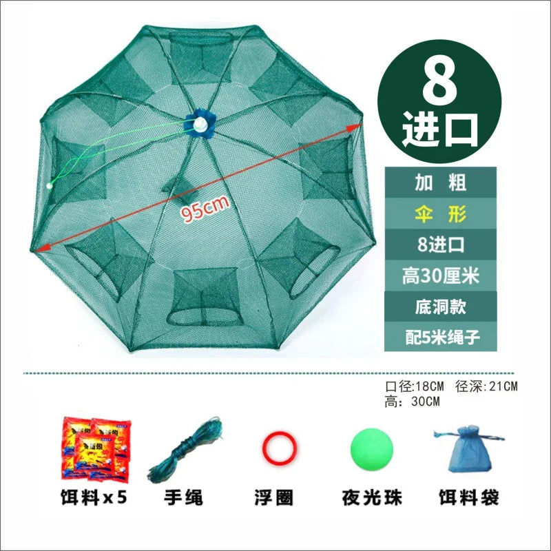 Shrimp cage fish net umbrella net fish shrimp  crab  yellow eel cage fishing loach cage yellow