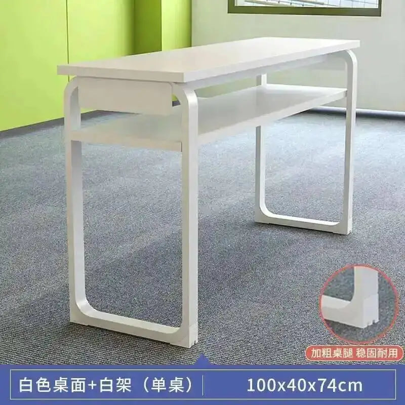 Double Minimalist Wrought Professional Iron Nail Tables Manicure Table Fashion Salon Furniture for Beauty Salon Nail Table Chair