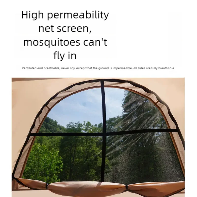 An inflatable tent, camping tent, waterproof inflatable tent, portable tent, perfect for camping, hiking and traveling