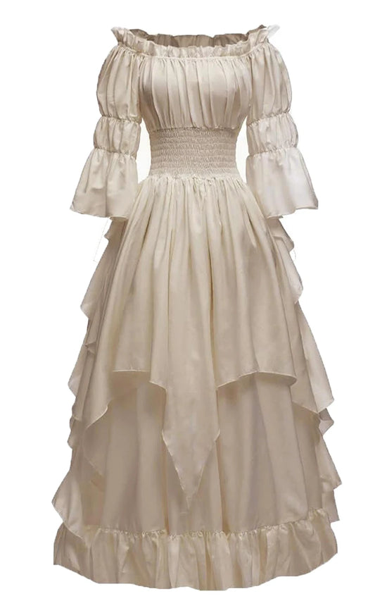 Women's Gothic Witch Dress Medieval Renaissance Costume Victorian Dress